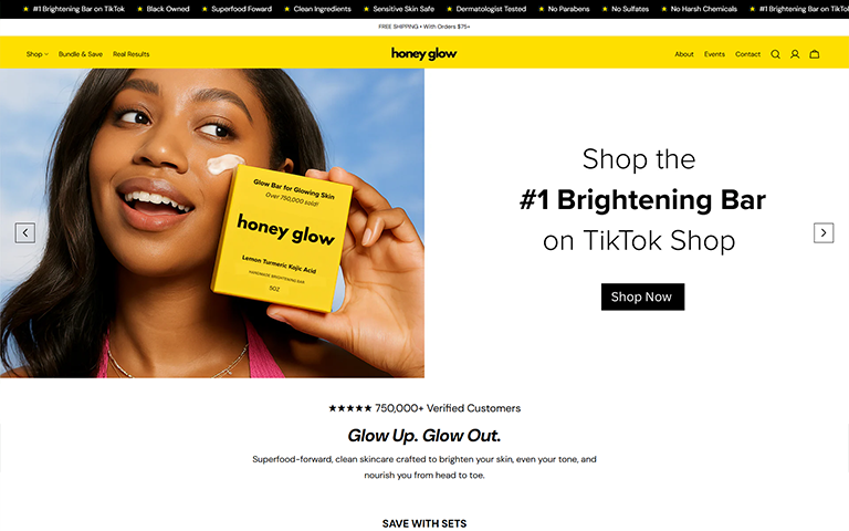 honey Grow Shopify Website Cover