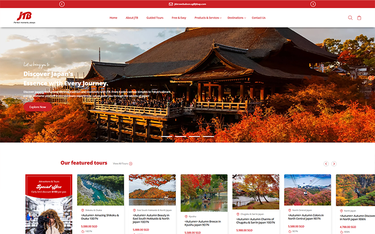 JTB Shopify Website Cover